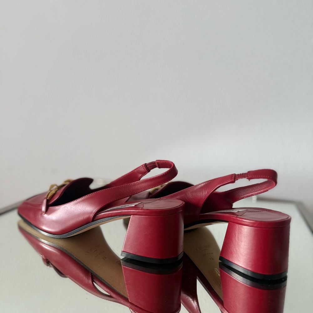 New Jimmy Choo Diamond Tilda 45 patent leather slingback pumps $925 41 - Picture 7 of 13